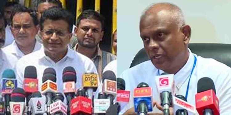 කන්ටේනර් 323 ගැන ඊයේ මාධ්ය හමුව තිබ්බ රේගුවේ නිලධාරියා තමයි මේ කන්ටේනර් 323 නිදහස් කරන තීන්දුව ගත්තේ! CID එකට යන්න කලින් ගම්මන්පිල තවත් ලොකු හෙළිදරව්වක් කරයි! VIDEO I Sri Lanka Latest News