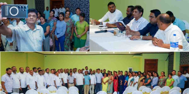 සජිත් පුත්තලමේ පළාත් පාලන මන්ත්‍රී සහ කාන්තා සංසදය හමුවෙයි! ජවිපෙ ගමේ ගහන්න යන ගේමක් කොන්ද කෙළින් තියාගෙන පරද්දන හැටි කියලා දෙයි! VIDEO & PHOTOS I Sri Lanka Latest News