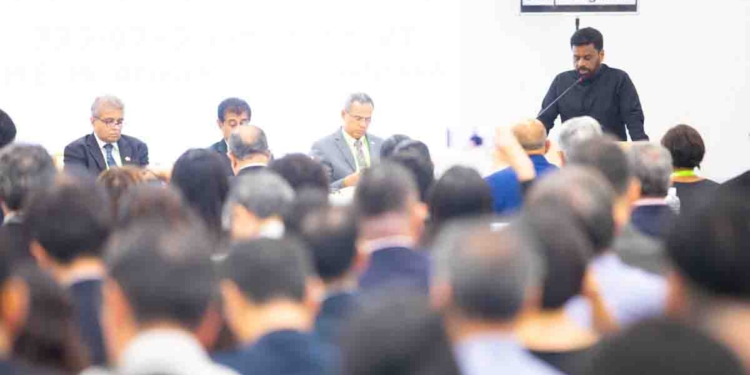 අනුර ජපන්-ශ්‍රී ලංකා ව්‍යාපාරික සංසදය අමතයි! ජපන් ව්‍යාපාරිකයන්ට ලංකාවට එන්න ආරාධනා කරයි! PHOTOS I Sri Lanka Latest News