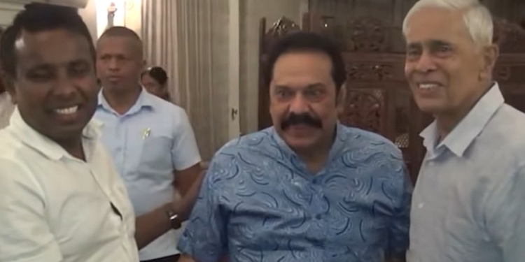 හිටපු අගවිනිසුරු මහින්දව බලන්න කාල්ටන් ගිහින්! VIDEO I Sri Lanka Latest News