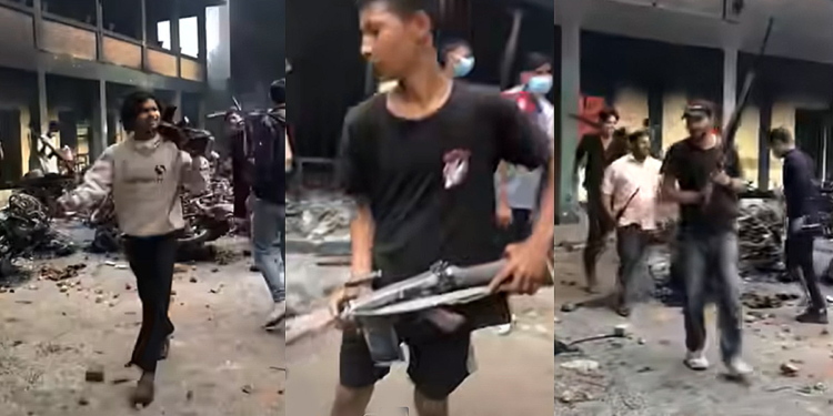 නේපාල කැරලිකරුවන්ගේ අතට ආයුධ ආවේ කොහොමද? ඇටෙන් පොත්තෙන් එළියට ආපු එවුන් අතෙත් T56…! මේක නම් අතිභයානකයි! VIDEO I Sri Lanka Latest News