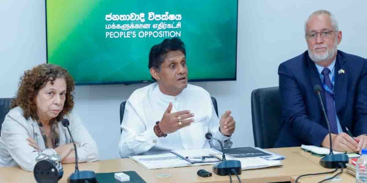 කුඩා හා මධ්‍ය පරිමාණ ව්‍යවසායකයන් ආරක්ෂා කරගන්න ආණ්ඩුව කරන්න ඕන දෙයක් විපක්ෂනායක සජිත් මැදිහත් වී කරයි! SVAT සහ MSME  ගැන යුරෝපා සංගමයේ තානාපති එක්ක කතා කරයි! ලංකාවේ ව්‍යවසායකයන්ට මුහුණට මුහුණ හමුවකුත් ලෑස්ති කර දෙයි! මීට කලිනුත් ADB නිලධාරීන් එක්ක සාකච්ඡාවක් ලෑස්ති කරලා ආධාරත් අරන් දුන්නා! VIDEO & PHOTOS I Sri Lanka Latest News