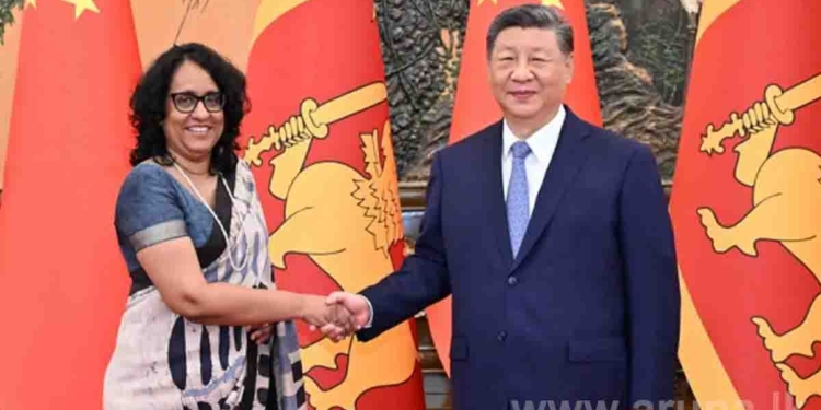 චීනෙට ගිය හරිනි චීන ජනපති ෂී ජින්පින් හමුවුණා! I Sri Lanka Latest News
