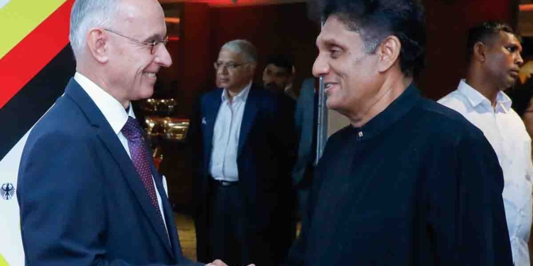 හිල්ටන් හෝටලයේ තිබ්බ ජර්මානු එක්සත් දින උත්සවයට විපක්ෂනායක සජිත්ටත් ආරාධනා! VIDEO & PHOTOS I Sri Lanka Latest News