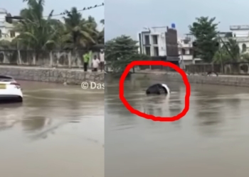 අම්මයි තාත්තයි දරුවයි තුන්දෙනාම හිටපු ජිප් එක වතුරේ ගහගෙන යයි! ඔක්කොම බලා සිටියදී ජිප් එක වතුරේ ගිලෙයි! තුන්දෙනාම මියයයි! VIDEO I Sri Lanka Latest News