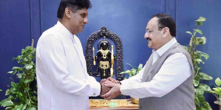ඉන්දියාවේ ආණ්ඩු කරන BJP පක්ෂයේ ජාතික සභාපති හා සෞඛ්‍ය ඇමැති නඩ්ඩා අන්තිම මොහොතේ සජිත් හමුවෙන්න එයි! විපක්ෂනායක රටේ ජනතාව වෙනුවෙන් ඖෂධ හිඟය පාලනය කරන්න ඉන්දීය ආණ්ඩුවෙන් සහාය ඉල්ලයි! VIDEO & PHOTOS I Sri Lanka Latest News