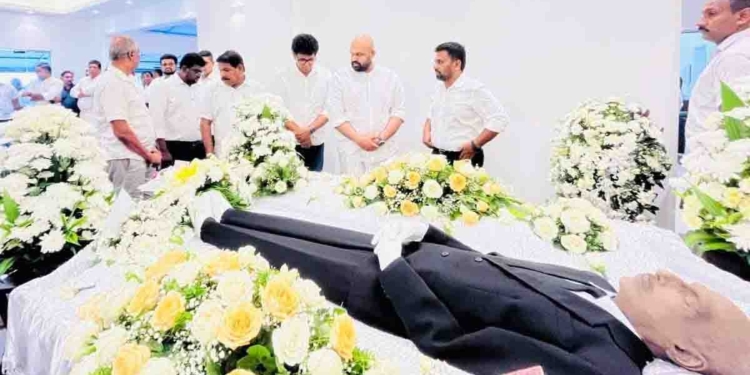 මන්ත්‍රී ශානක්‍යයන් රාසමාණික්කම්ගේ පියාණන්ගේ දේහයට අවසන් ගෞරව දක්වන්න ජනපති අනුරත් යයි! PHOTOS I Sri Lanka Latest News