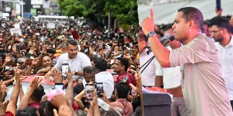 වේදිකාවේ සිහින කුමාරයා නාමල් බව UNP නියෝජ්‍ය මහලේකම් හරීන් ප්‍රසිද්ධියේ කියයි! VIDEO I Sri Lanka Latest News