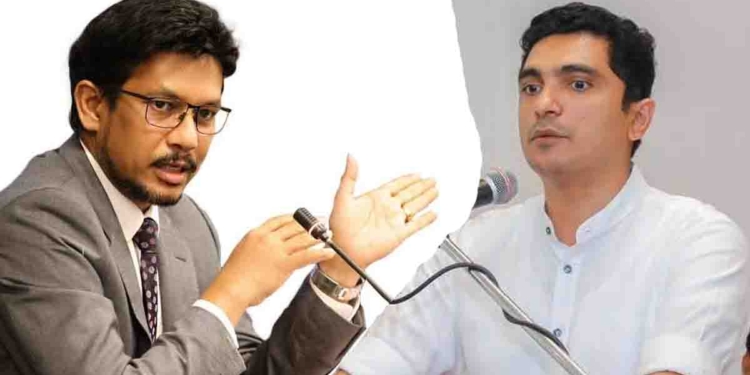 ඩිජිටල් නියෝජ්ය ඇමැති එරංග වීරරත්නට අයිති සමාගම් දෙකක් ආණ්ඩුවේ ප්රධාන ව්යාපෘති දෙකක කොන්ත්රාත්තු අරගෙන! සජබෙ ප්රසාද්ගෙන් බරපතළ චෝදනාවක්! ‘ඔව් ඒ සමාගමේ මගේ කොටස් තියෙනවා.. හයිවේ එකේ ඩිජිටල් වැඩ කරලා තියෙනවා.. හැබැයි කොන්ත්රාත්තුව ගත්තේ ඇමැති වෙන්න කලින්..!’ ඇමැති උත්තර දෙයි..! ‘අවුරුදු 5කට කලින් සොෆ්ට්වෙයාර් හොරකමක් ගැන CID එකේ පැමිණිල්ලක් තියෙනවා නේද? මන්ත්රීකමත් නැති වෙන වැඩක්!’ ඇමැති එරංගට ප්රසාද් තවත් බෝම්බයක් පත්තු කරයි! VIDEO I Sri Lanka Latest News