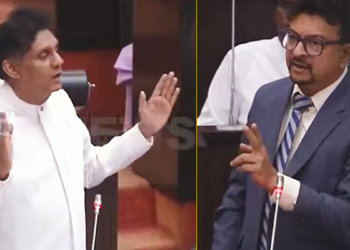 එදා ගුරුවරු වෙනුවෙන් කතා කළා! දැන් ඇමැති මහින්ද සහ අද ගුරුවරුන් වෙනුවෙන් සටන් කරන විපක්ෂ නායක සජිත් අතර වචන හුවමාරුවක්! VIDEO I Sri Lanka Latest News