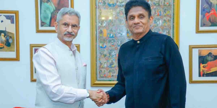 ඉන්දීය විදේශ අමාත්ය ජයශංකර් විපක්ෂනායක සජිත් හමුවෙයි! ආපදාවේදී දුන් සහායට සජිත් මෝදිට ස්තූති කරයි! ලංකාවට දුන් ආධාර බෙදාදීමේදී ඉන්දියාවෙන් ඉල්ලීමක්! සජිත්ගෙනුත් පොරොන්දුවක්! PHOTOS & VIDEO I Sri Lanka Latest News