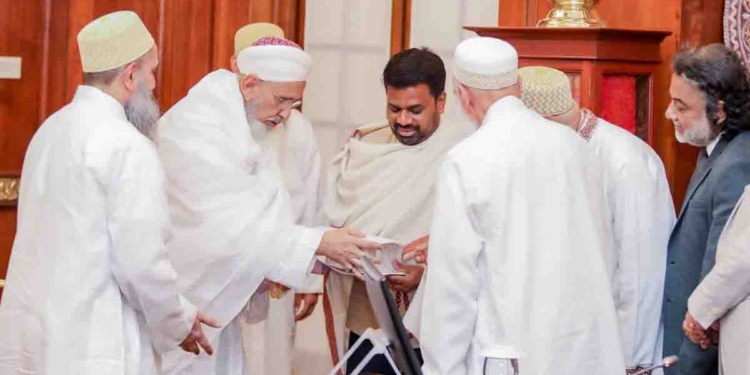 බෝරා ප්රජාවේ අධ්යාත්මික නායක සහෙබ්තුමා සහ ජනාධිපති අනුර අතර හමුවක්! PHOTOS I Sri Lanka Latest News