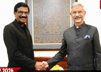 ඉන්දියාවේ ගිය ජවිපෙ මහලේකම් ටිල්වින් සිල්වා ඉන්දීය විදේශ ඇමැතිට අතට අත දෙයි! VIDEO I Sri Lanka Latest News