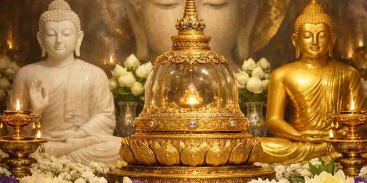 ඓතිහාසික දෙව්නිමෝරි ශ්‍රී සර්වඥ ධාතූන්වහන්සේ ලංකාවට වැඩම කරවයි! ධාතු වන්දනාව ජනපති ප්‍රධානත්වයෙන් අද ඇරඹෙයි! ජනතාවට හෙට සිට විවෘතයි! I Sri Lanka Latest News