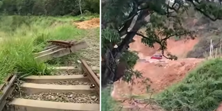 කොහොමද නාවලපිටිය-උලපනේ කෝච්චි පාරට වෙලා තියෙන විනාශය! දැන් මාස 3ක්! කවදා මේ පාරේ කෝච්චි යන්නද මන්දා! VIDEO I Sri Lanka Latest News