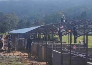 ජාත්යන්තර ක්රීඩාංගණයක් හදන්න වෙන් කරපු නුවරඑළිය මහනගර සභා ක්රීඩාංගණයේ දිට්වාවලින් අවතැන්වූවන්ට පුංචි පුංචි ගෙවල් පේළියක් ගහන්න පටන් අරන්! වහාම නවත්වන්නැයි ඉල්ලීම්! PHOTOS I Sri Lanka Latest News