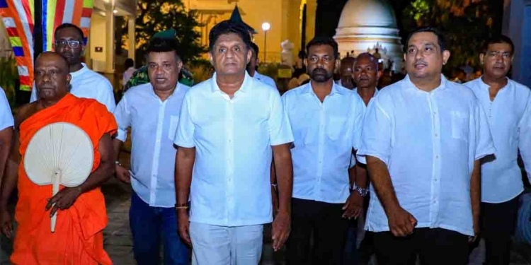 බෞද්ධාලෝක වෙසක් කලාපය විවෘත කළ විපක්ෂනායක සජිත් බෙල්ලන්විල විහාරයේ වෙසක් කලාපයත් විවෘත කරයි! I Sri Lanka Latest News