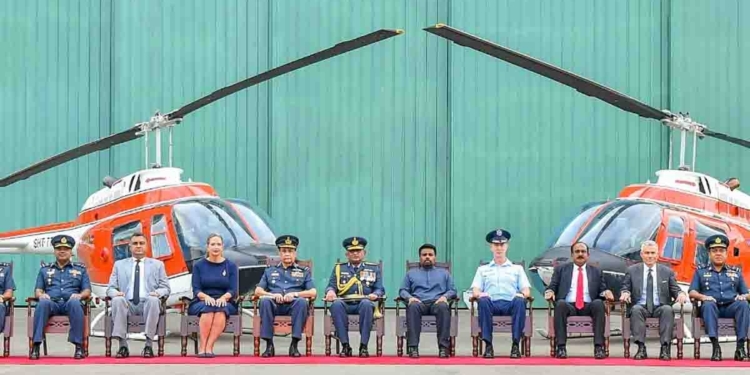 ඇමරිකාවෙන් දුන් හෙලිකොප්ටර් 10 අනුර රත්මලානට ඇවිත් බාරගත්තා! PHOTOS I Sri Lanka Latest News