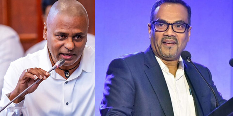 ඩොලර් මිලියන 23 ගැන සිංදු කියන සංගීත් ගැහුවෙ බයිලාවක්ද? අනුරව හම්බවුණාම මුදල් ඇමැතිතුමාව හම්බවෙන්න කියලා කිව්වා! දැන් නියෝජ්‍ය මුදල් ඇමැති කියනවා මාව නම් හම්බවෙන්න ආවේ නෑ කියලා! අයියෝ සංගීත්…! VIDEO I Sri Lanka Latest News